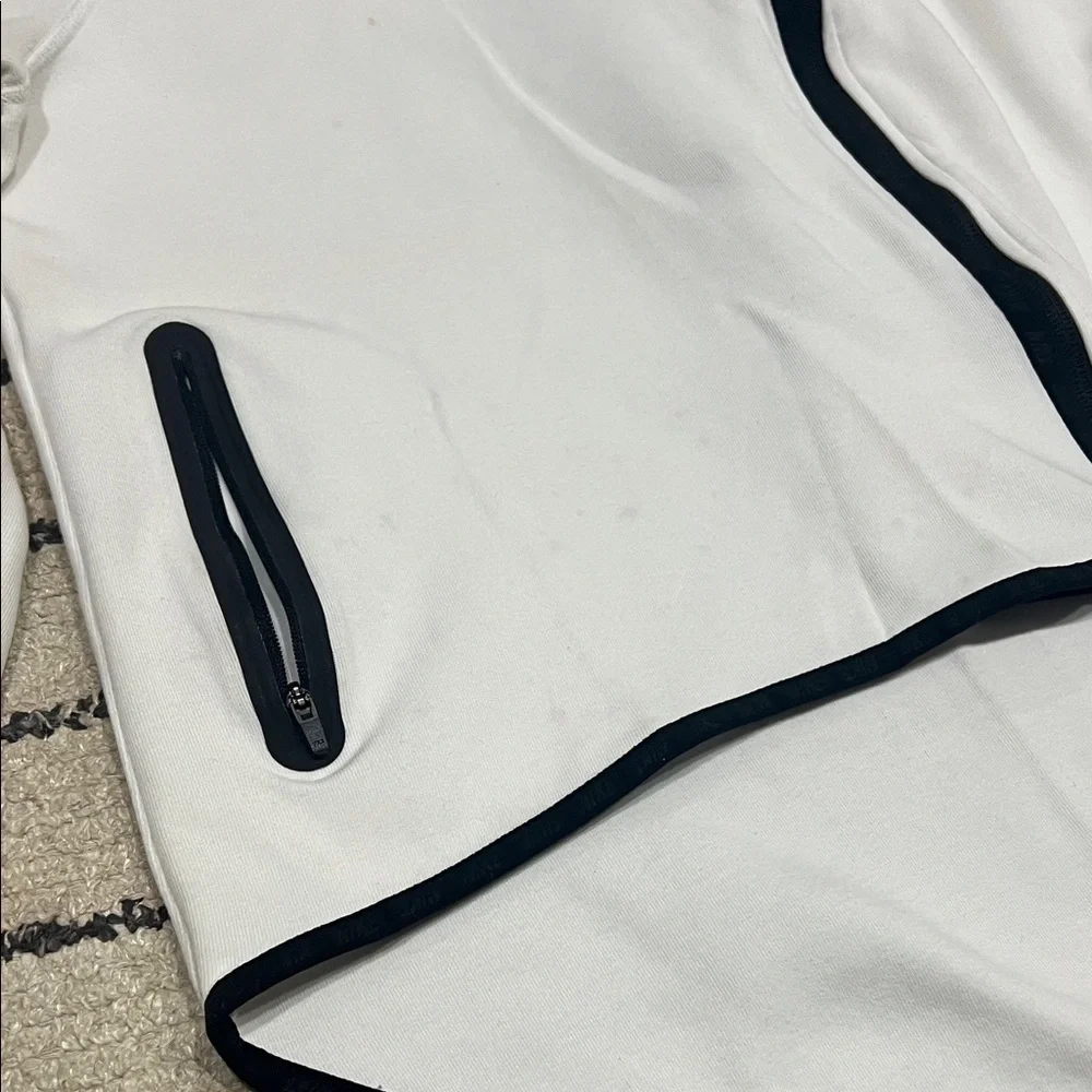 Nike White Hoodie with Black Accents